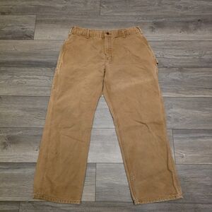 Carhartt B11 Loose Fit Washed Duck Utility Work Rugged Flex Distressed Pants